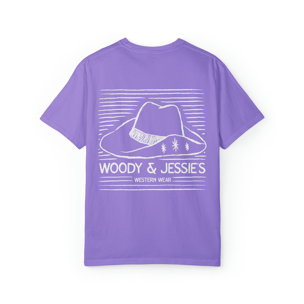 Woody & Jessie's Western Wear Comfort Colors Unisex Garment-Dyed T-shirt