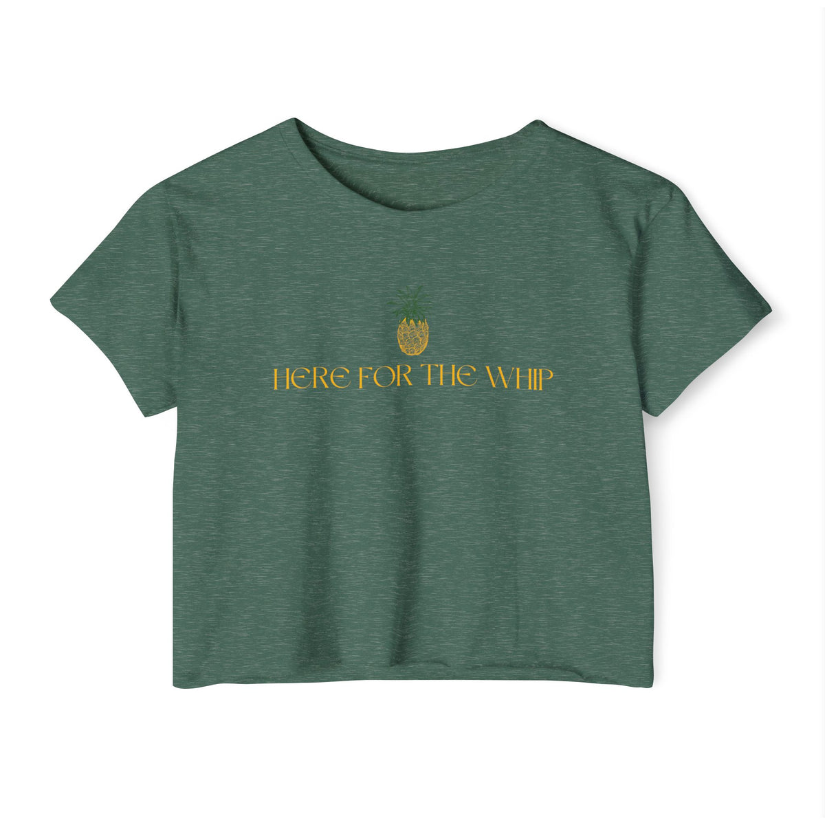 Here for the Whip Women's Festival Crop Top