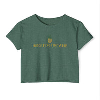 Here for the Whip Women's Festival Crop Top