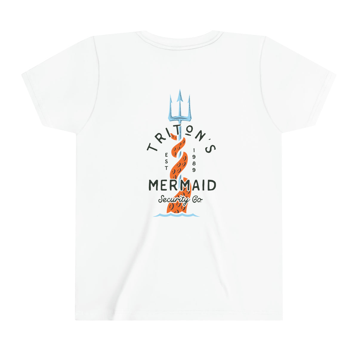 Triton's Mermaid Security Bella Canvas Youth Short Sleeve Tee