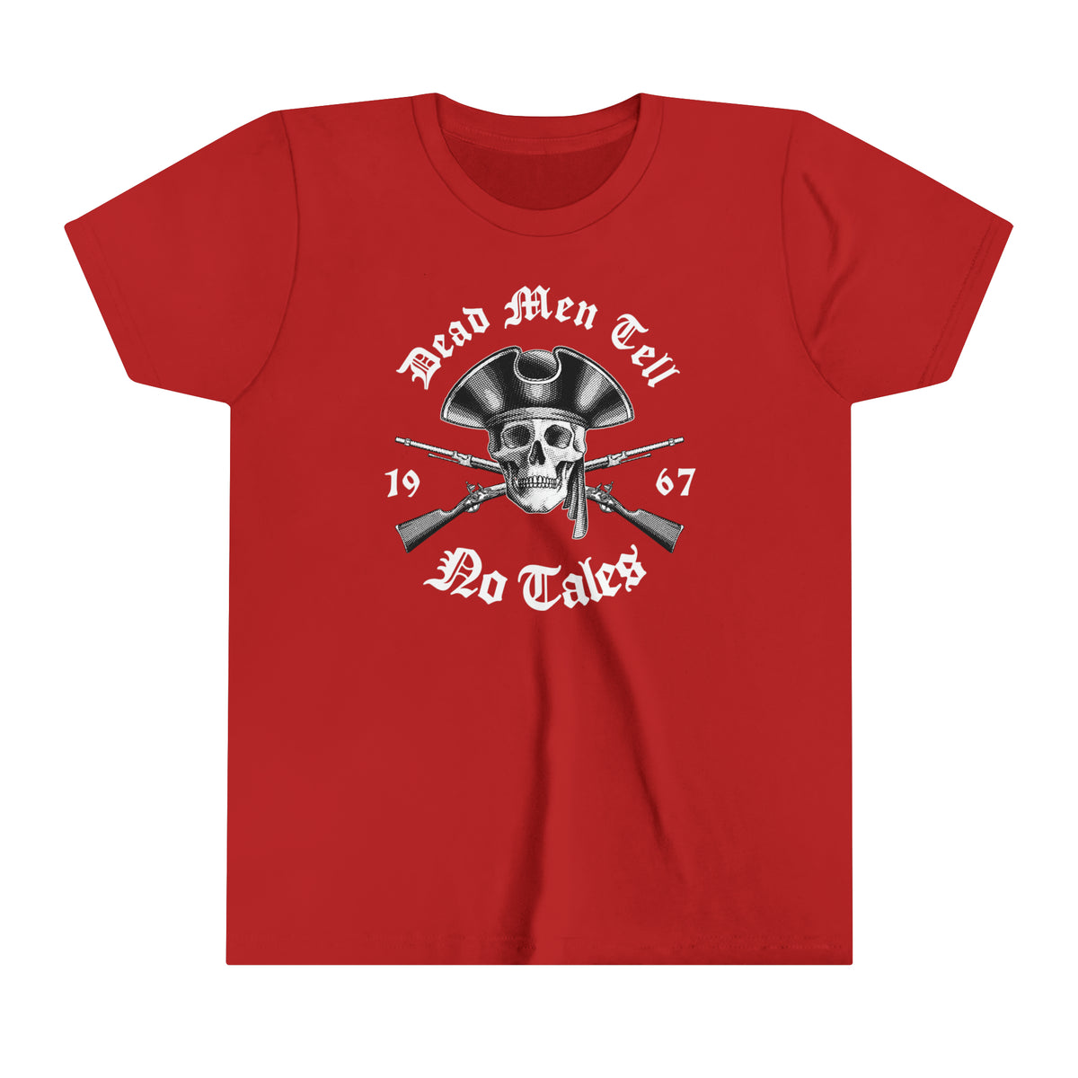 Dead Men Tell No Tales Bella Canvas Youth Short Sleeve Tee