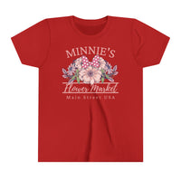Minnie's Flower Market Bella Canvas Youth Short Sleeve Tee