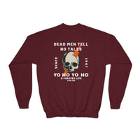 Dead Men Tell No Tales Gildan Youth Crewneck Sweatshirt