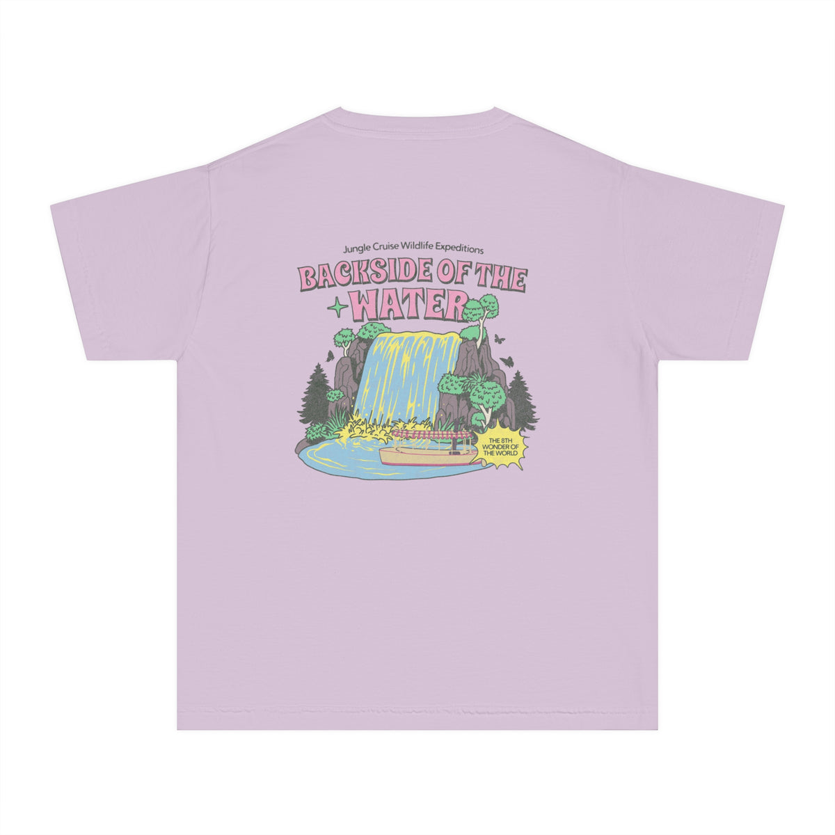 Backside of the Water Comfort Colors Youth Midweight Tee