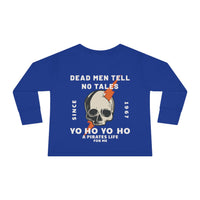 Dead Men Tell No Tales Toddler Long Sleeve Tee
