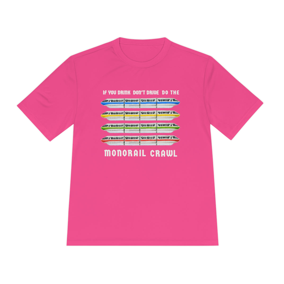 Monorail Crawl Unisex Moisture Wicking Tee