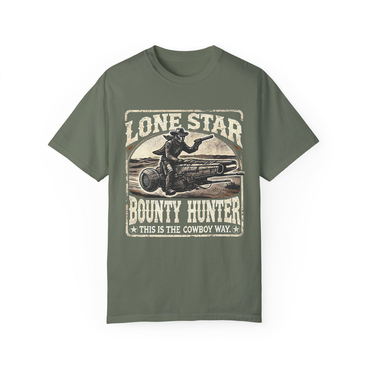 Lone Star Bounty Hunter Comfort Colors Unisex Garment-Dyed T-shirt