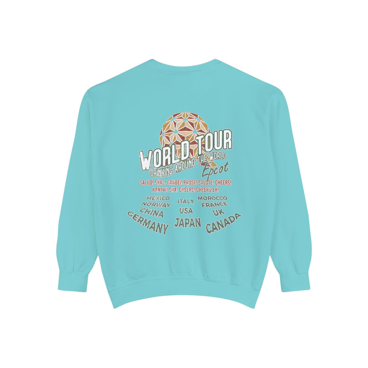World Tour Comfort Colors Unisex Garment-Dyed Sweatshirt