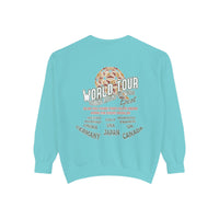 World Tour Comfort Colors Unisex Garment-Dyed Sweatshirt