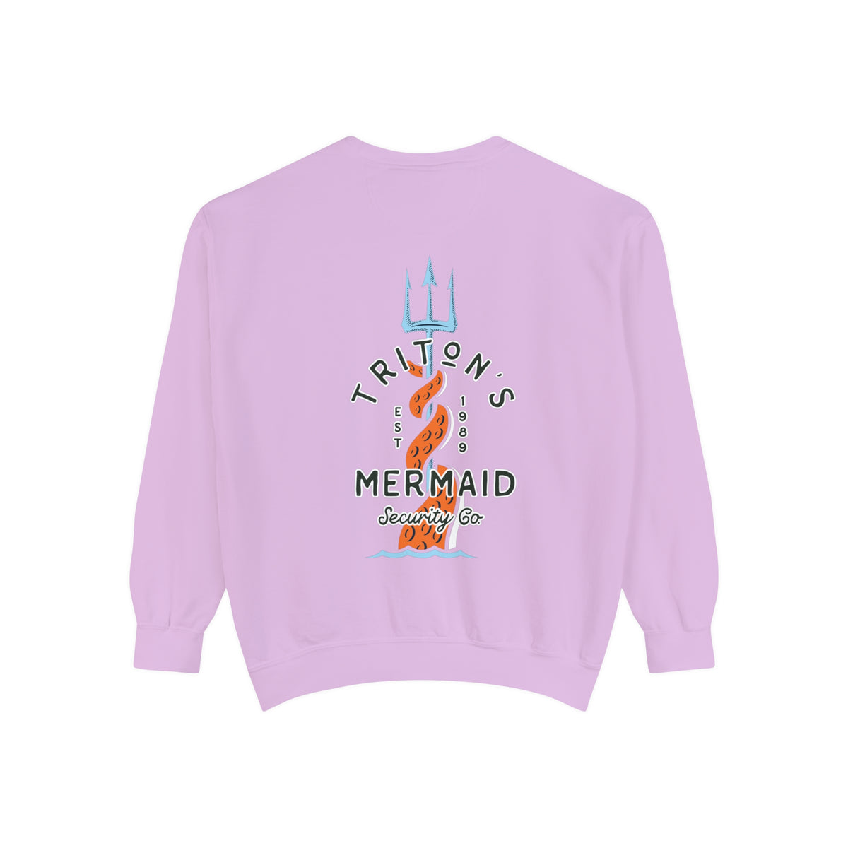 Triton's Mermaid Security Comfort Colors Unisex Garment-Dyed Sweatshirt