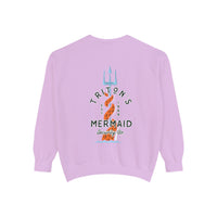Triton's Mermaid Security Comfort Colors Unisex Garment-Dyed Sweatshirt