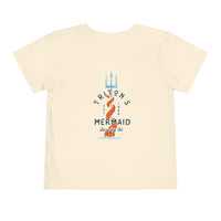 Triton's Mermaid Security Bella Canvas Toddler Short Sleeve Tee