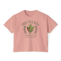 The Villains Social Club Comfort Colors Women's Boxy Tee