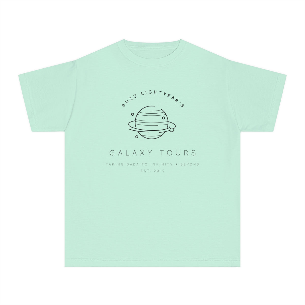 Lightyear's Galaxy Tours Comfort Colors Youth Midweight Tee