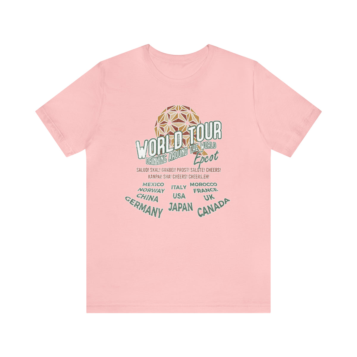 World Tour Bella Canvas Unisex Jersey Short Sleeve Tee