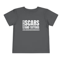 Chicks Dig Scars and Tattoos Bella Canvas Toddler Short Sleeve Tee
