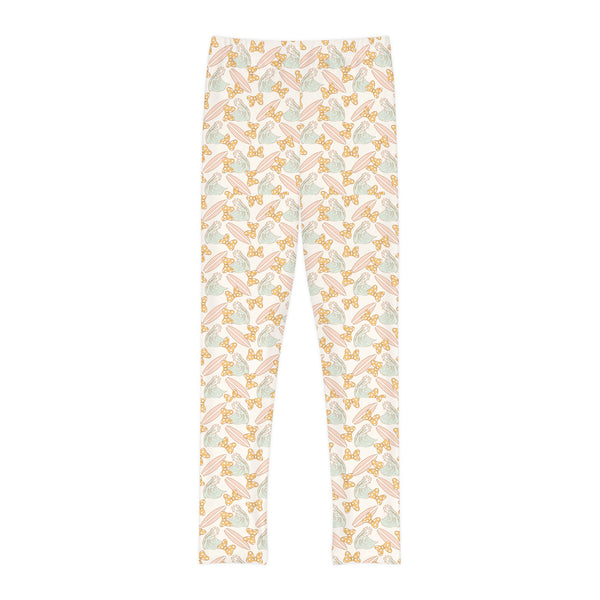Surfing Minnie Youth Full-Length Leggings