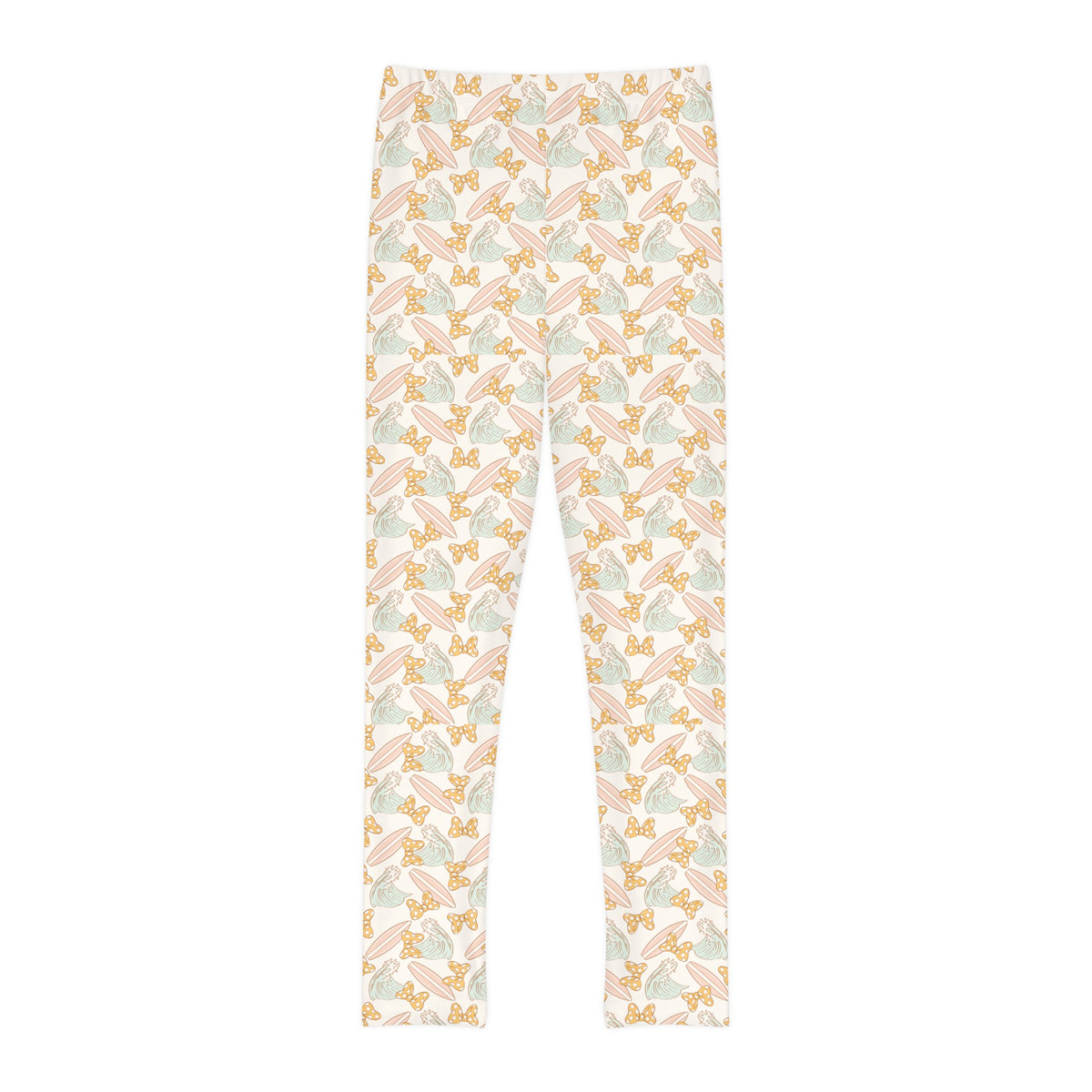 Surfing Minnie Youth Full-Length Leggings