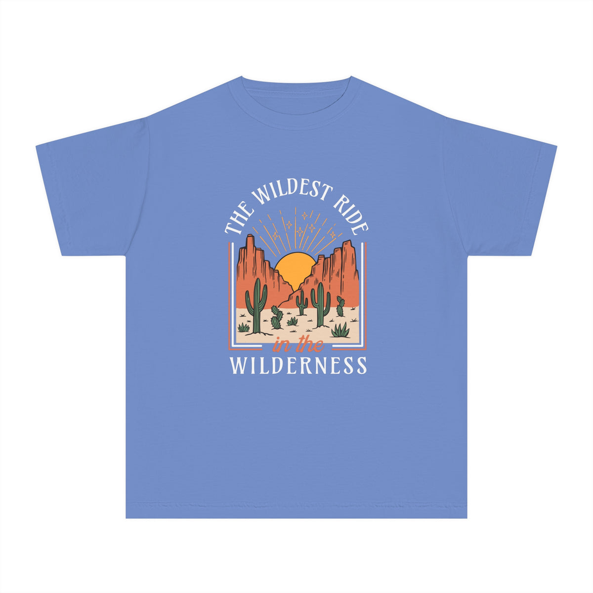 The Wildest Ride In The Wilderness Comfort Colors Youth Midweight Tee
