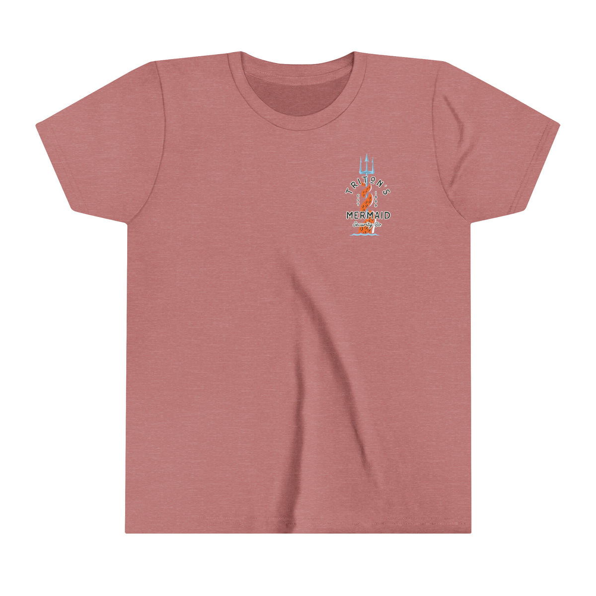 Triton's Mermaid Security Bella Canvas Youth Short Sleeve Tee