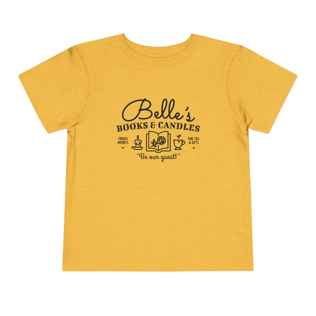 Belle's Books & Candles Bella Canvas Toddler Short Sleeve Tee