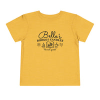 Belle's Books & Candles Bella Canvas Toddler Short Sleeve Tee