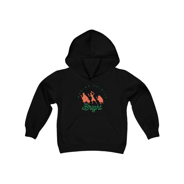Making Spirits Bright Gildan Youth Heavy Blend Hooded Sweatshirt