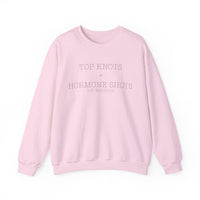 Top Knots And Hormone Shots Gildan Unisex Heavy Blend™ Crewneck Sweatshirt
