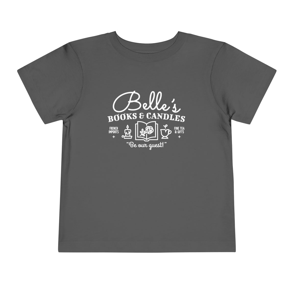Belle's Books & Candles Bella Canvas Toddler Short Sleeve Tee