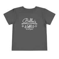 Belle's Books & Candles Bella Canvas Toddler Short Sleeve Tee