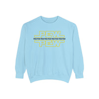 PEW PEW PEW Comfort Colors Unisex Garment-Dyed Sweatshirt
