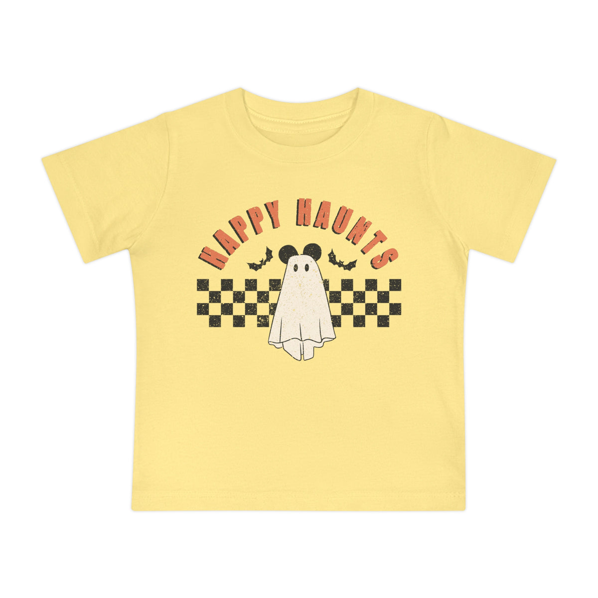 Happy Haunts Bella Canvas Baby Short Sleeve T-Shirt