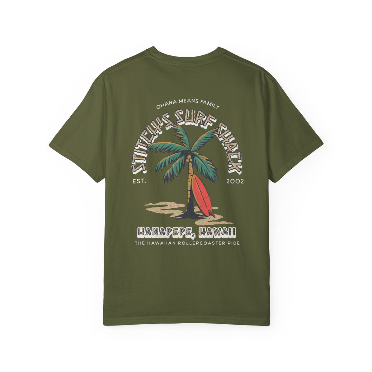 Stitch's Surf Shack Comfort Colors Unisex Garment-Dyed T-shirt