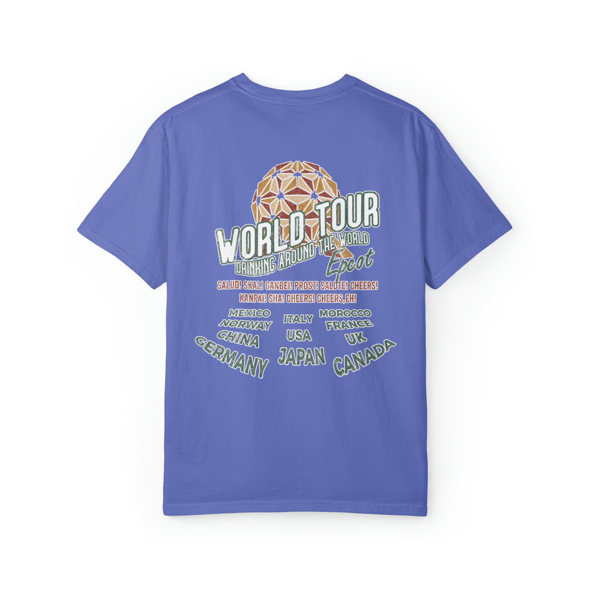 World Tour Comfort Colors Unisex Garment-Dyed T-shirt