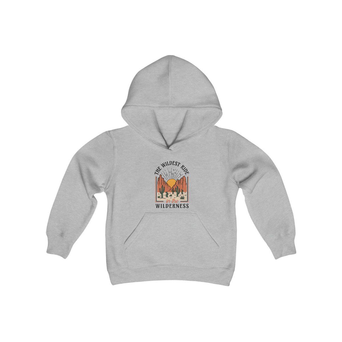 The Wildest Ride In The Wilderness Gildan Youth Heavy Blend Hooded Sweatshirt