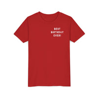Best Birthday Ever Bella Canvas Youth Short Sleeve Tee