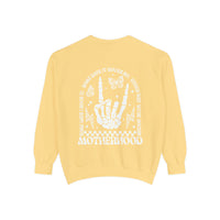 Motherhood Comfort Colors Unisex Garment-Dyed Sweatshirt