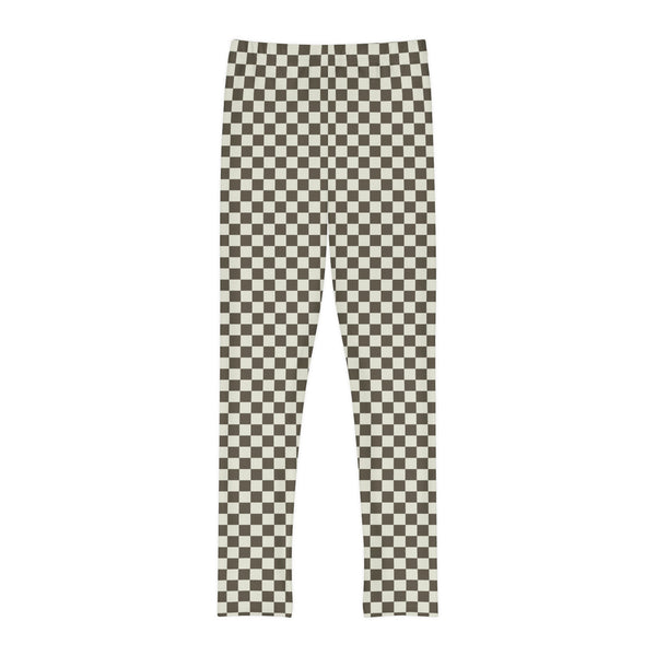 Checked Youth Full-Length Leggings