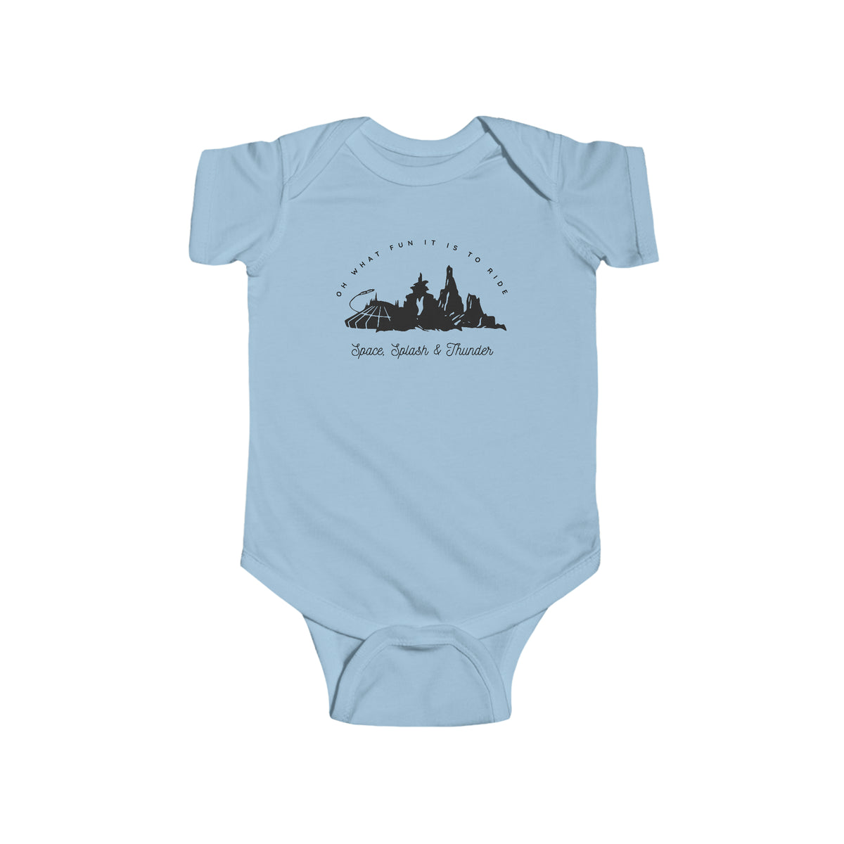 Oh What Fun It Is To Ride Rabbit Skins Infant Fine Jersey Bodysuit