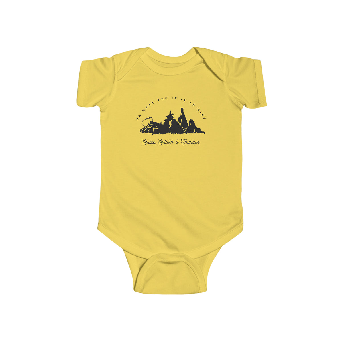 Oh What Fun It Is To Ride Rabbit Skins Infant Fine Jersey Bodysuit