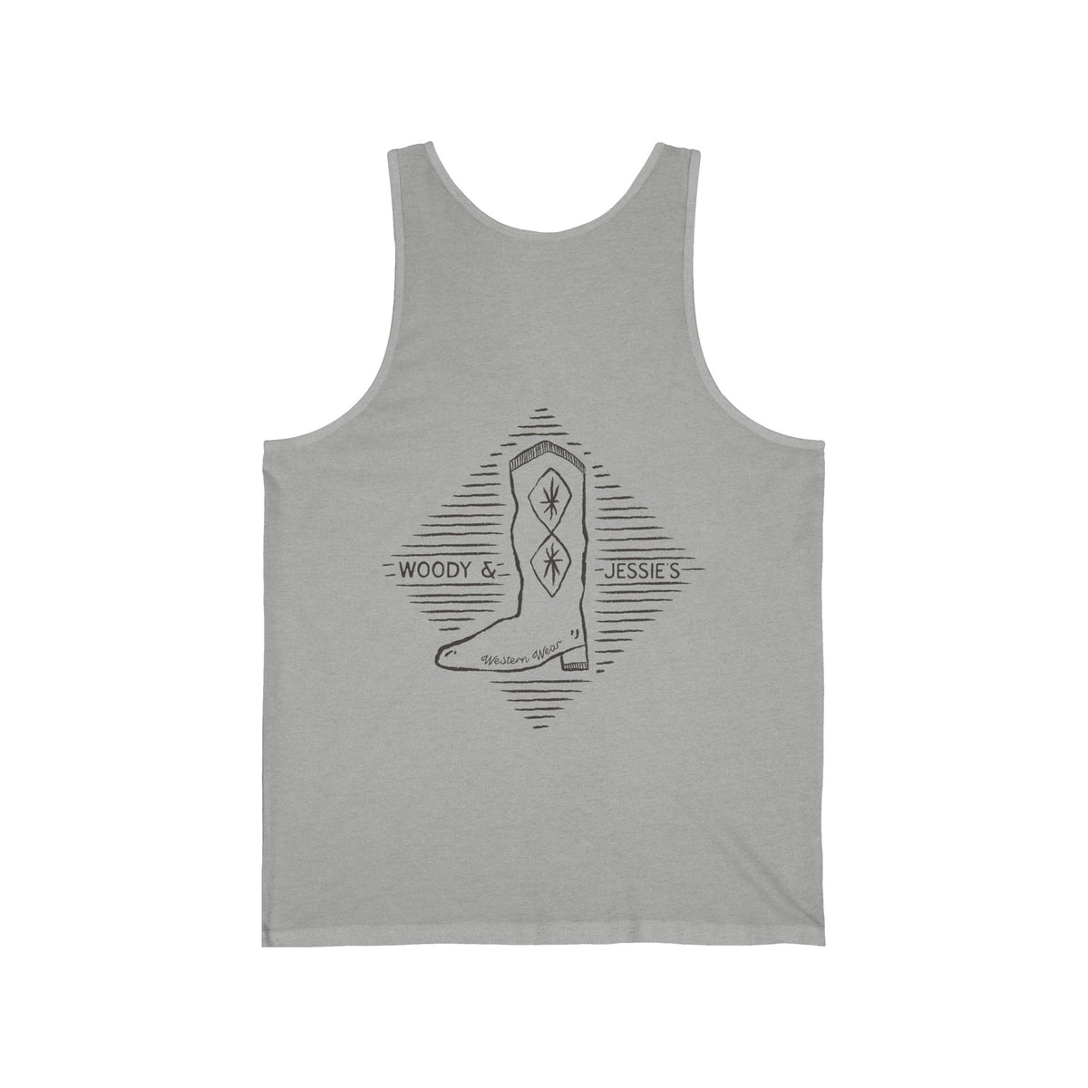 Woody & Jessie's Western Wear Bella Canvas Unisex Jersey Tank