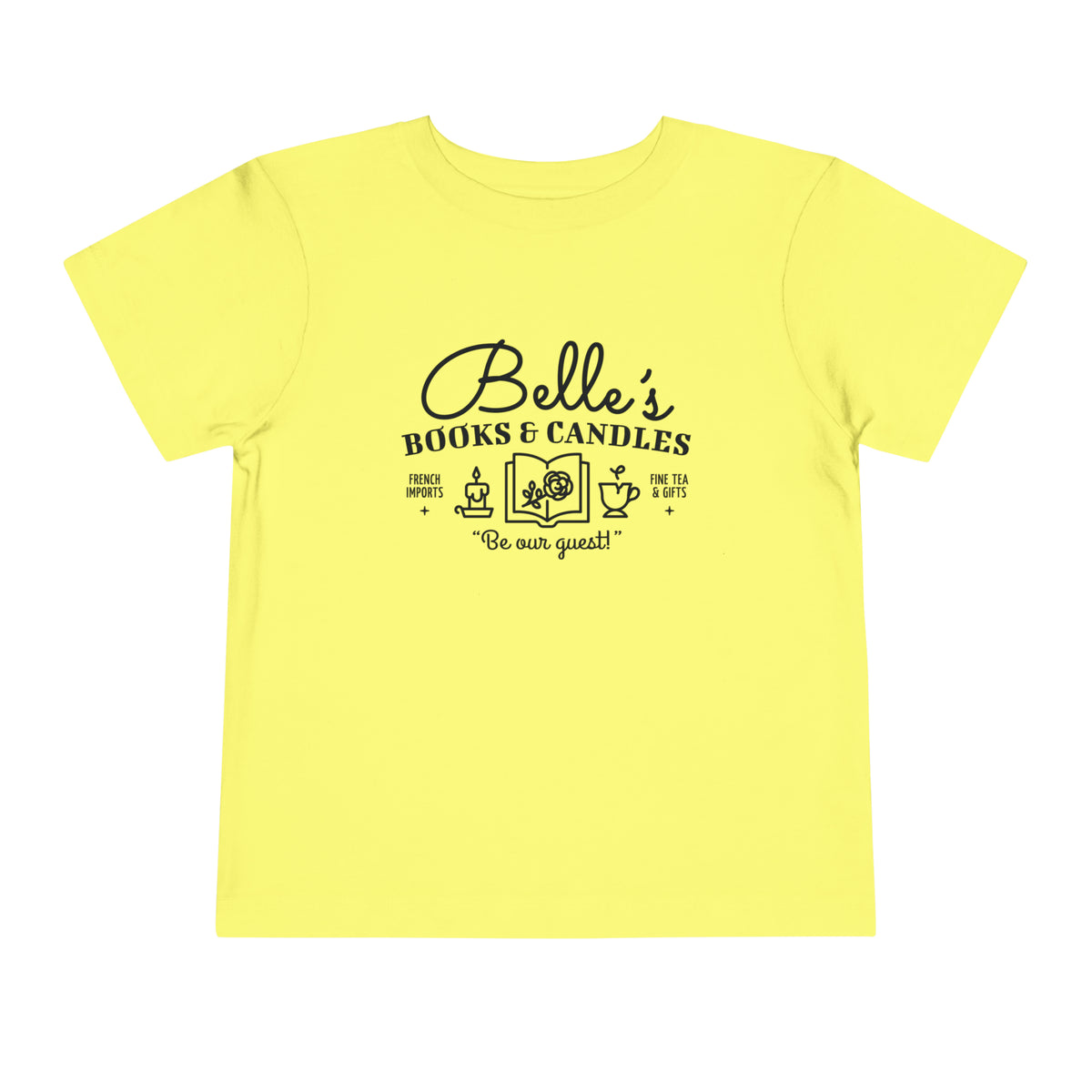 Belle's Books & Candles Bella Canvas Toddler Short Sleeve Tee