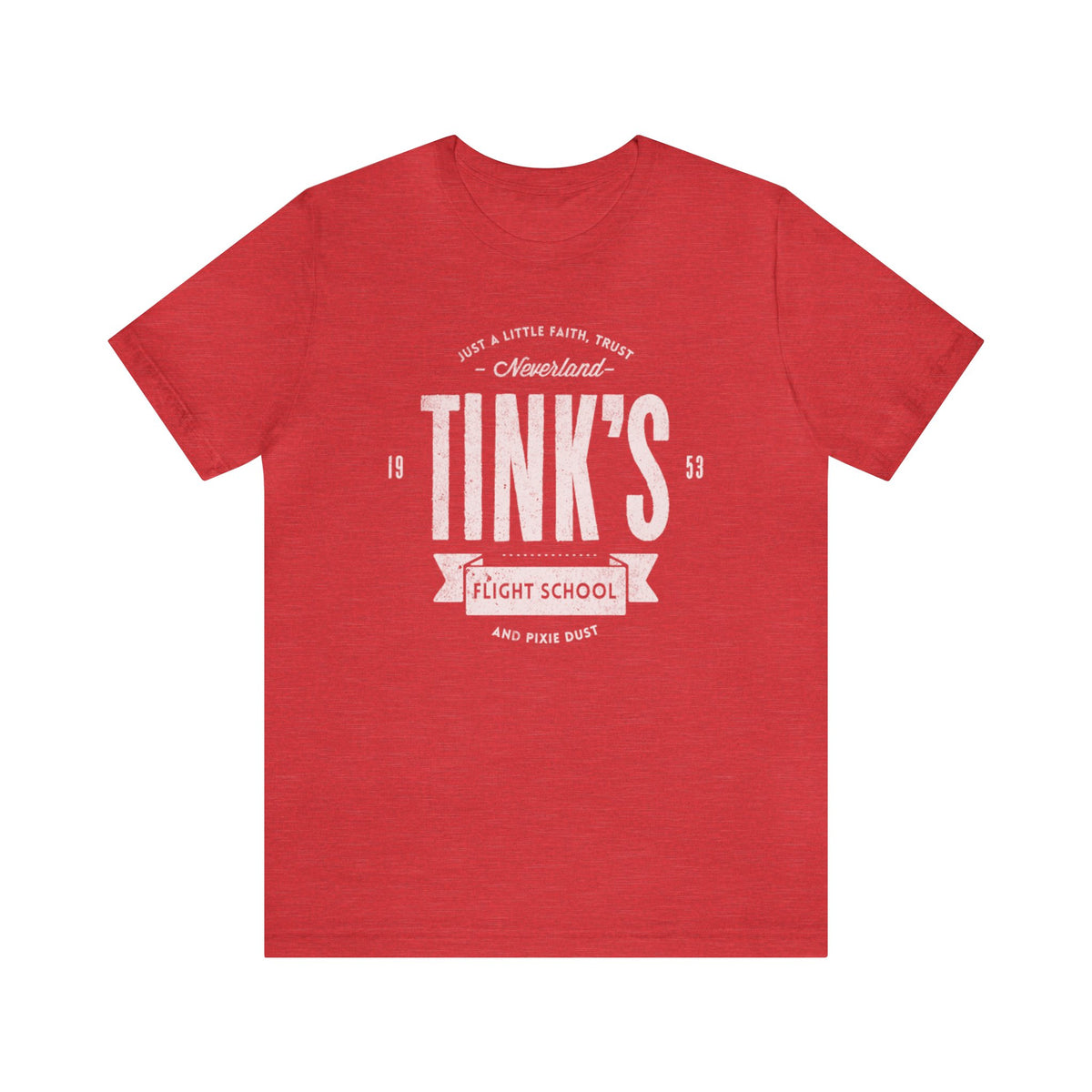 Not synced Tink’s Flight School Bella Canvas Unisex Jersey Short Sleeve Tee