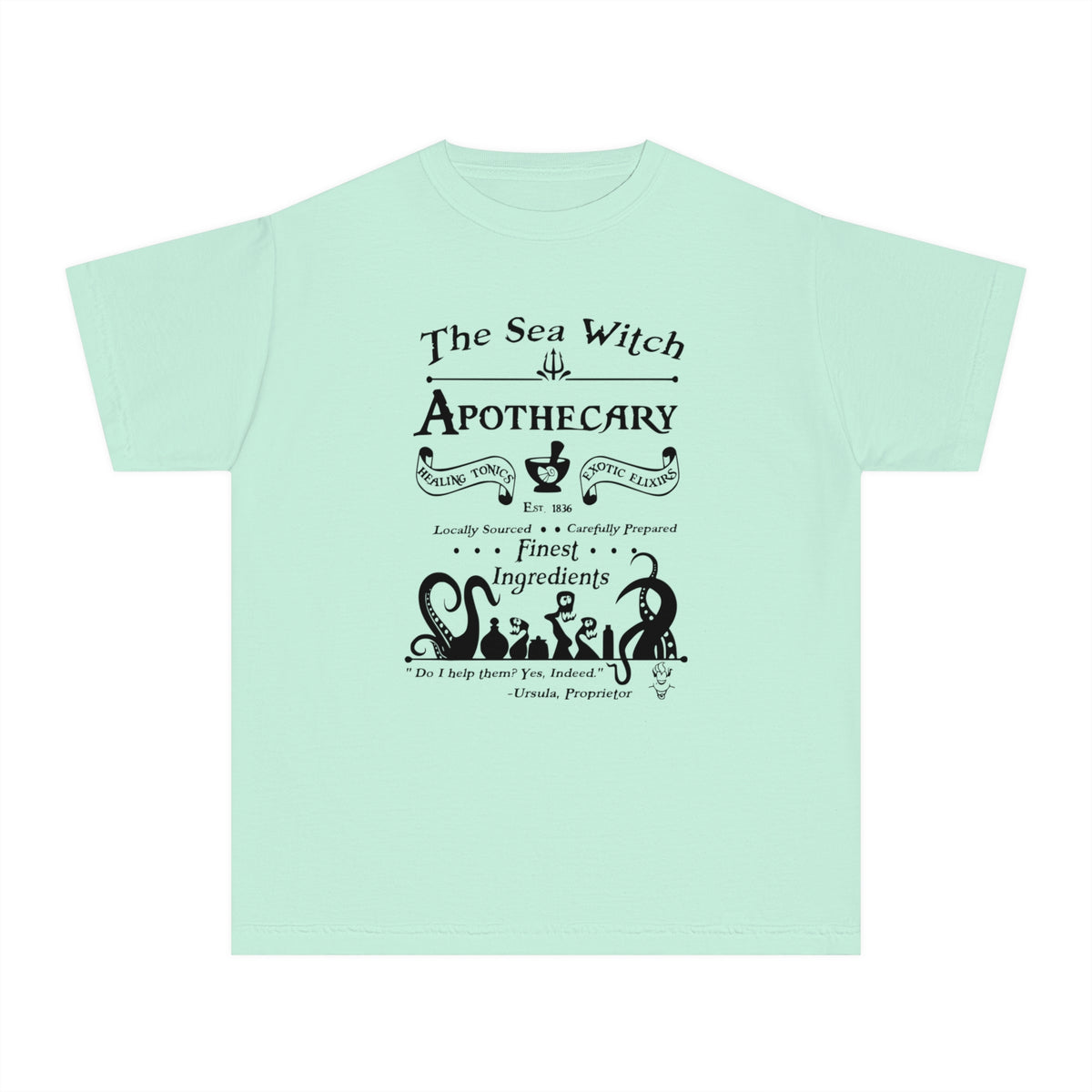 Sea Witch Apothecary Comfort Colors Youth Midweight Tee