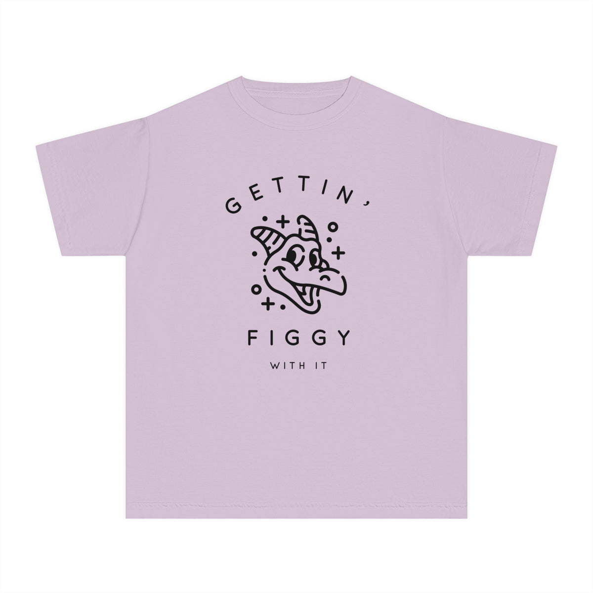 Gettin' Figgy With It Comfort Colors Youth Midweight Tee