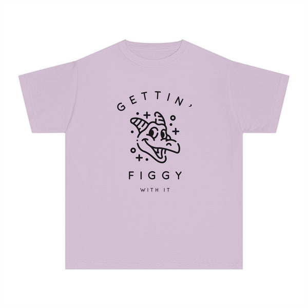 Gettin' Figgy With It Comfort Colors Youth Midweight Tee
