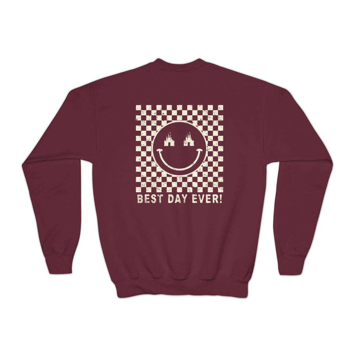 Best Day Ever Gildan Youth Crewneck Sweatshirt