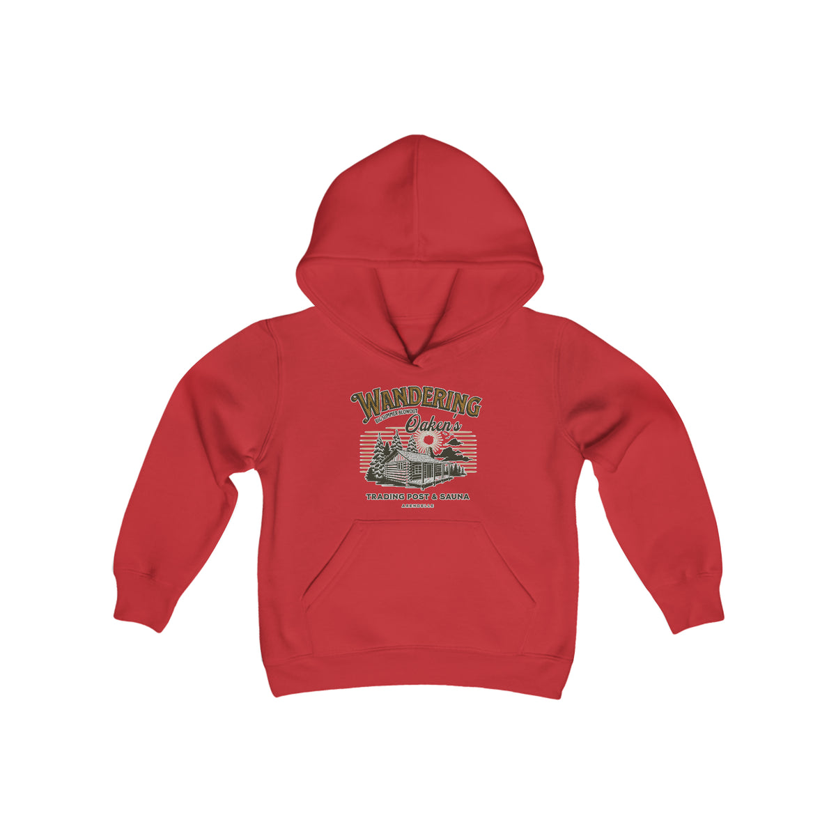 Wandering Oaken’s Trading Post Gildan Youth Heavy Blend Hooded Sweatshirt