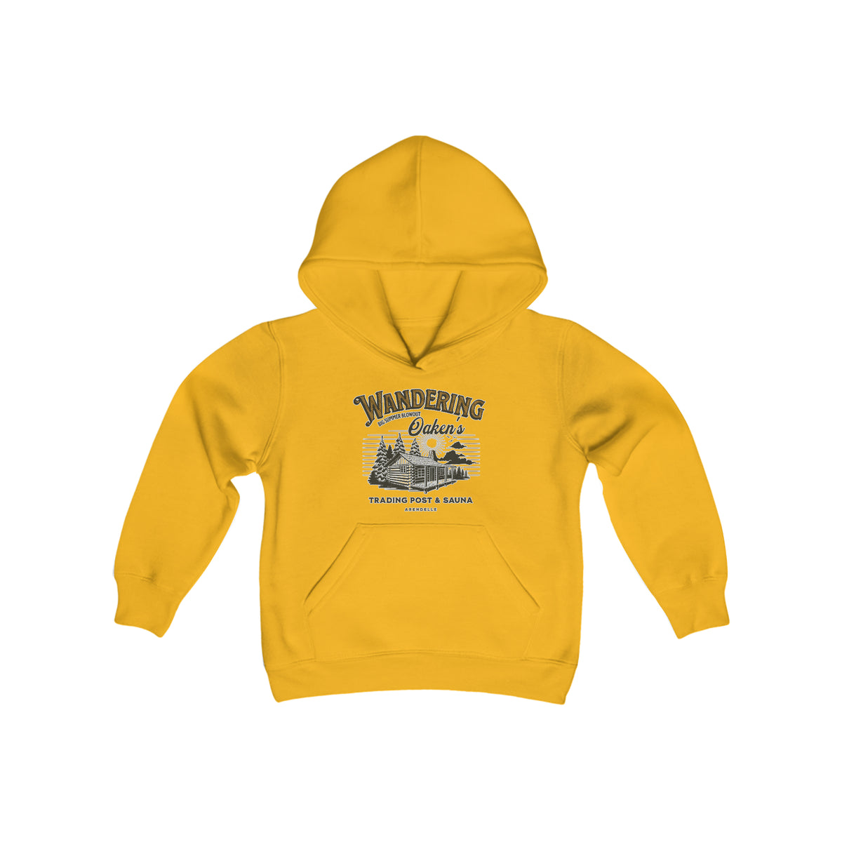 Wandering Oaken’s Trading Post Gildan Youth Heavy Blend Hooded Sweatshirt
