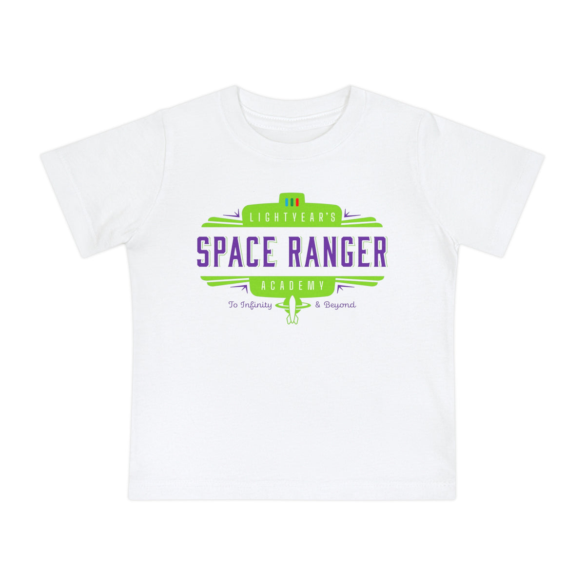 Lightyear's Space Ranger Academy Bella Canvas Baby Short Sleeve T-Shirt